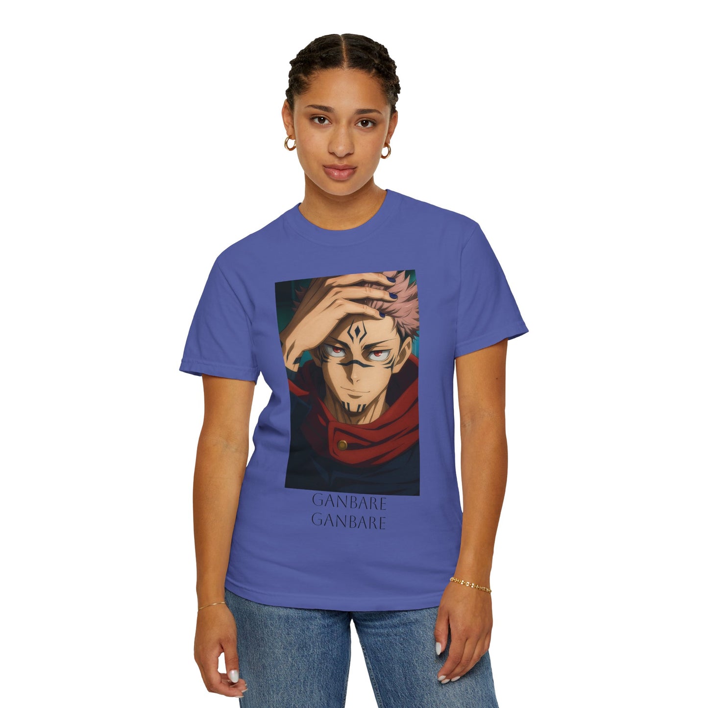 Ganbare Graphic Tee | Unisex Anime T-Shirt, Casual Wear, Gift for Anime Fans, Streetwear Fashion, Affordable Anime Apparel