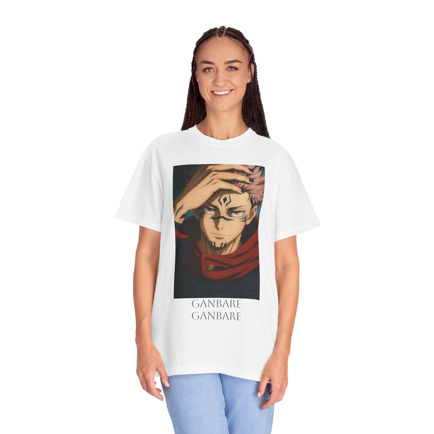 Ganbare Graphic Tee | Unisex Anime T-Shirt, Casual Wear, Gift for Anime Fans, Streetwear Fashion, Affordable Anime Apparel