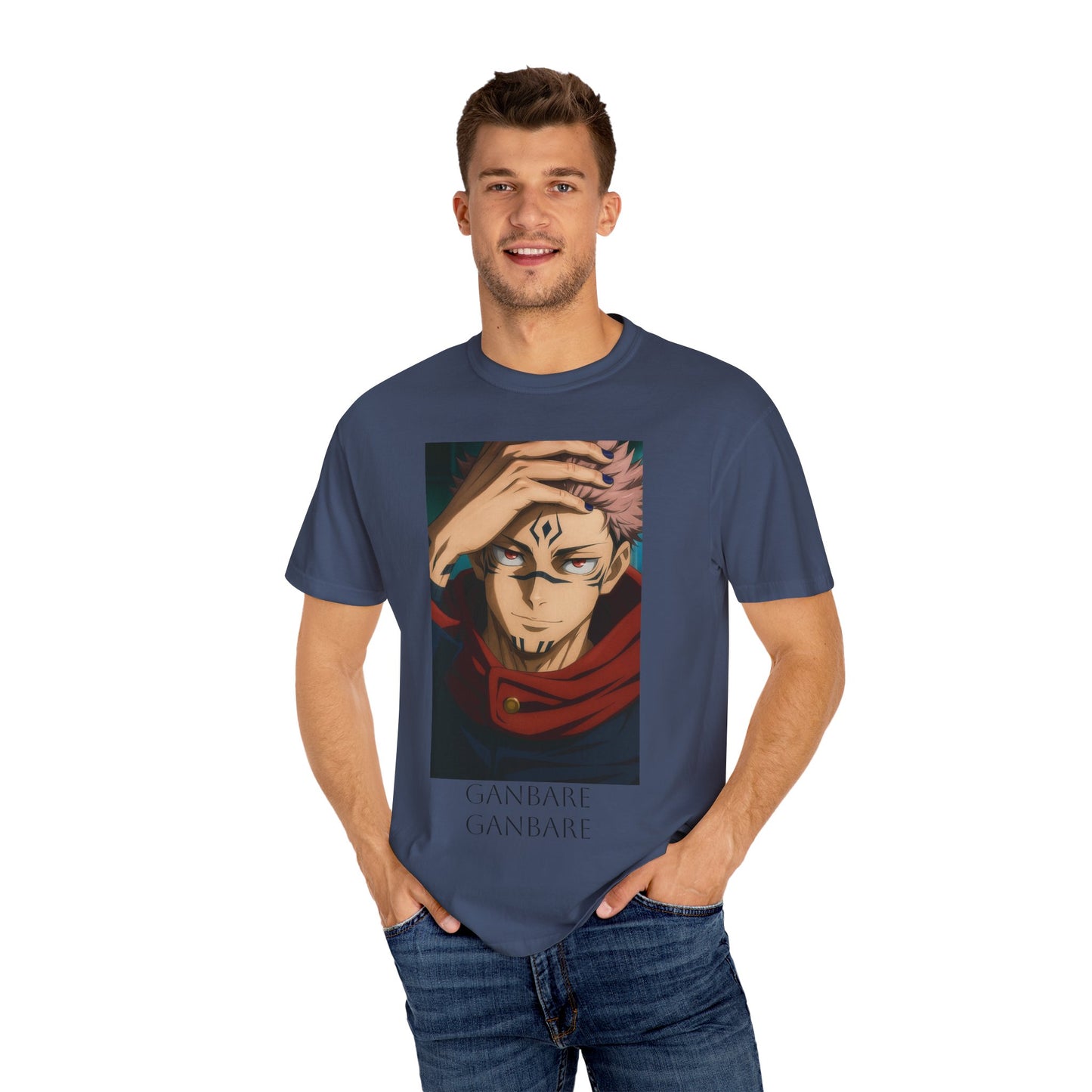 Ganbare Graphic Tee | Unisex Anime T-Shirt, Casual Wear, Gift for Anime Fans, Streetwear Fashion, Affordable Anime Apparel
