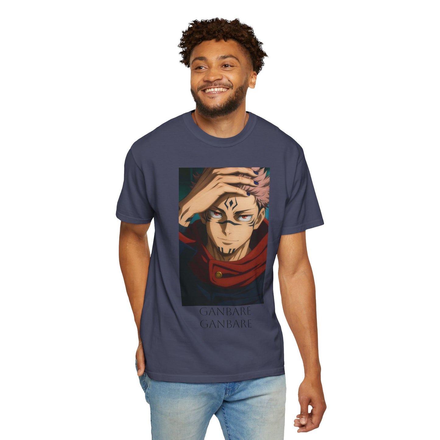 Ganbare Graphic Tee | Unisex Anime T-Shirt, Casual Wear, Gift for Anime Fans, Streetwear Fashion, Affordable Anime Apparel