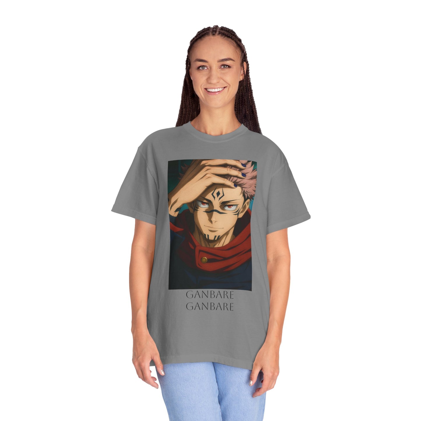 Ganbare Graphic Tee | Unisex Anime T-Shirt, Casual Wear, Gift for Anime Fans, Streetwear Fashion, Affordable Anime Apparel
