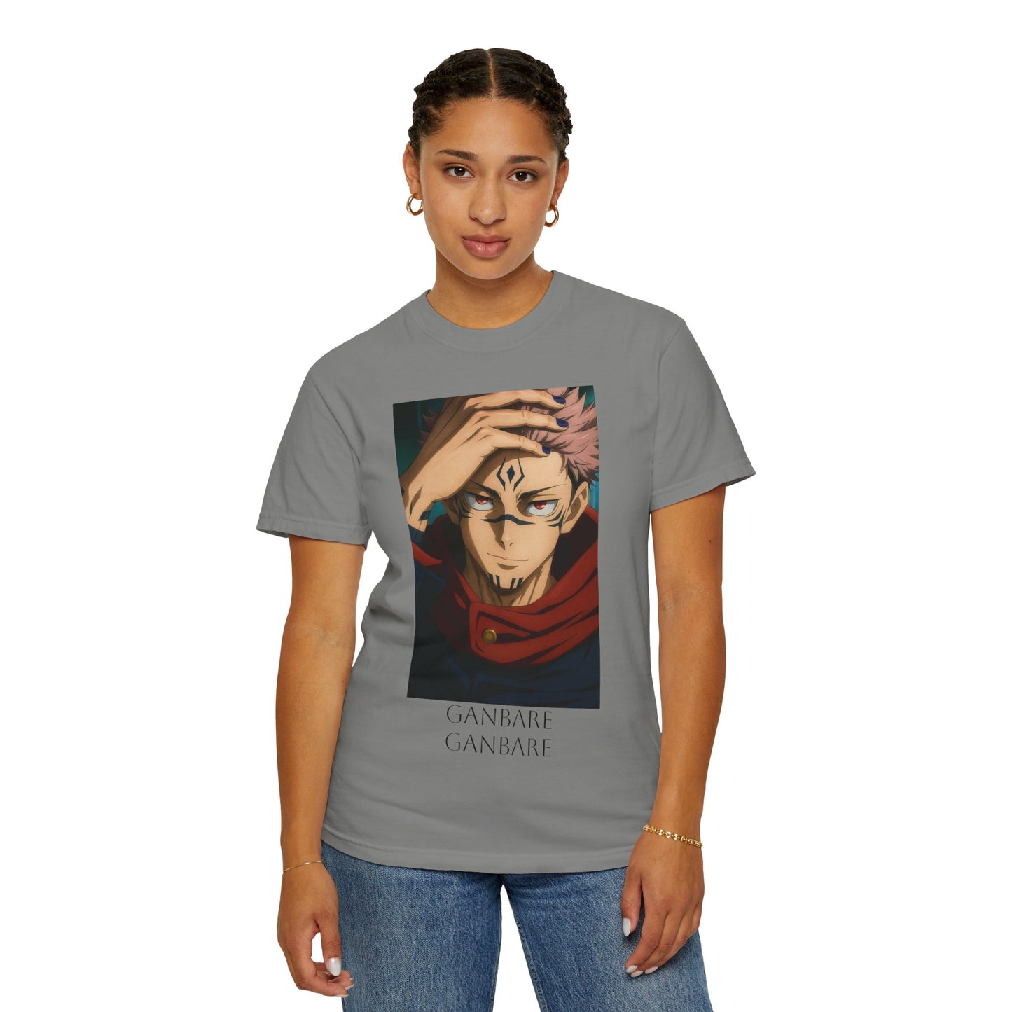 Ganbare Graphic Tee | Unisex Anime T-Shirt, Casual Wear, Gift for Anime Fans, Streetwear Fashion, Affordable Anime Apparel
