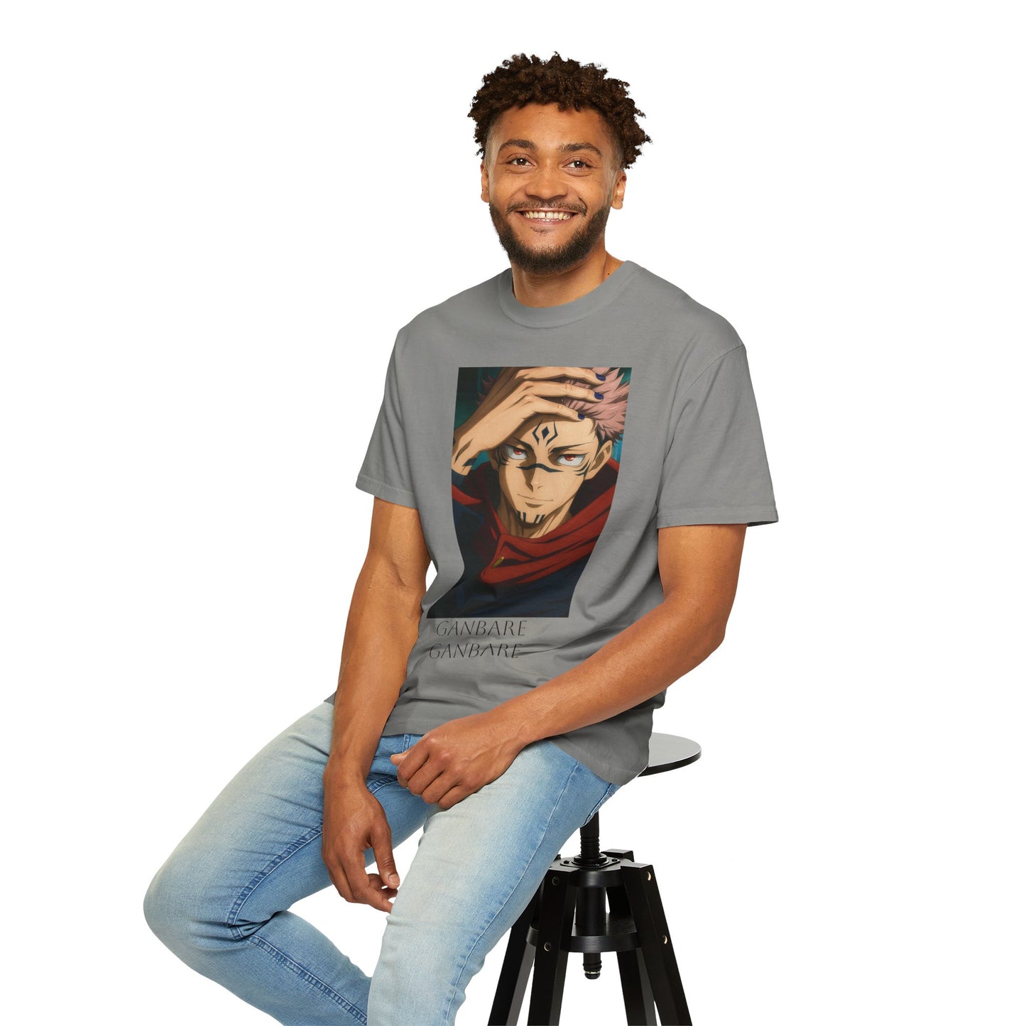 Ganbare Graphic Tee | Unisex Anime T-Shirt, Casual Wear, Gift for Anime Fans, Streetwear Fashion, Affordable Anime Apparel