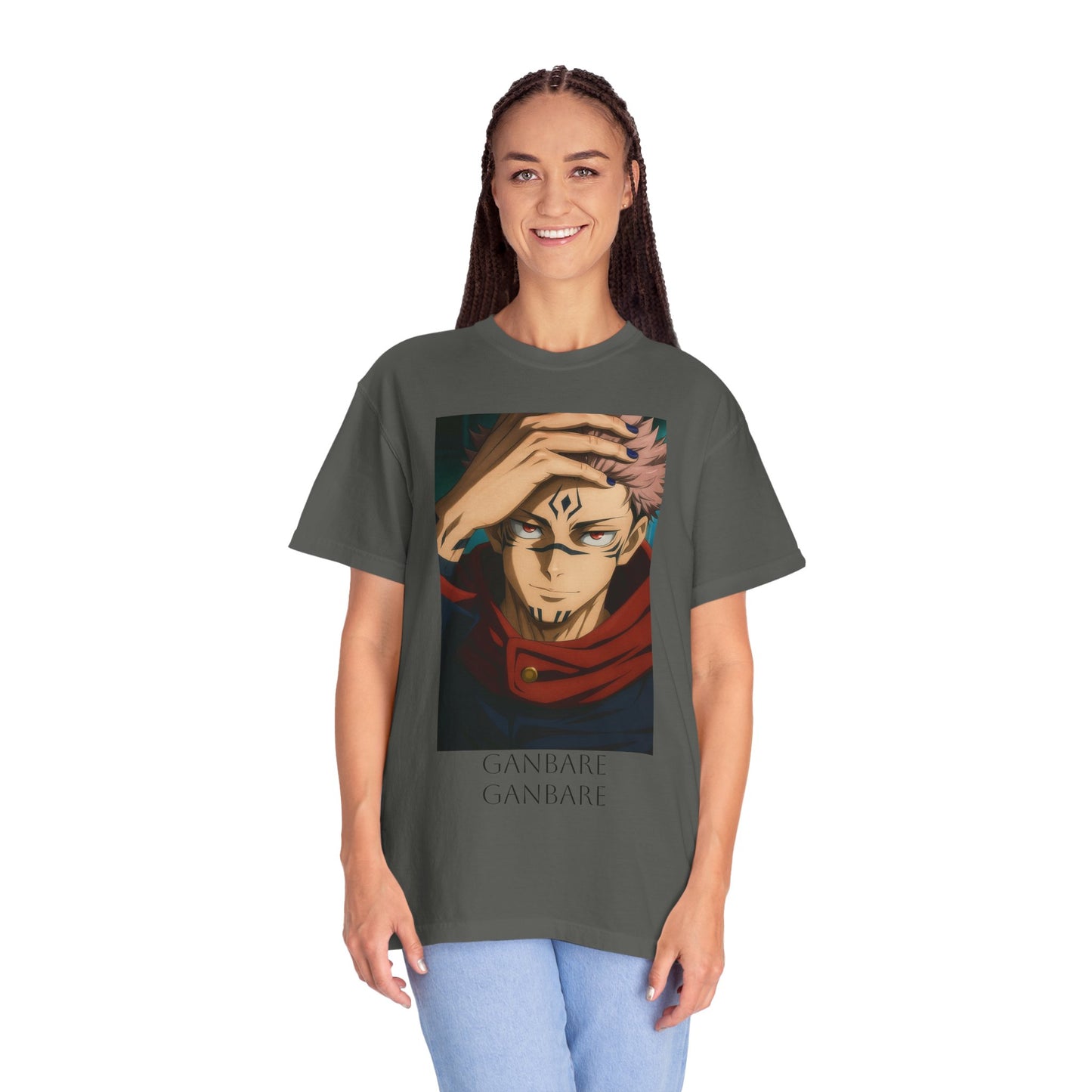 Ganbare Graphic Tee | Unisex Anime T-Shirt, Casual Wear, Gift for Anime Fans, Streetwear Fashion, Affordable Anime Apparel