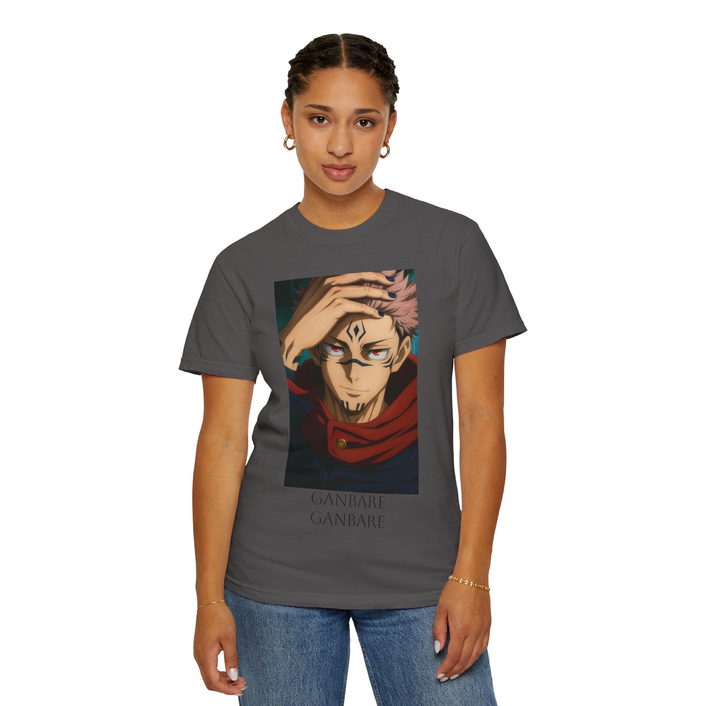 Ganbare Graphic Tee | Unisex Anime T-Shirt, Casual Wear, Gift for Anime Fans, Streetwear Fashion, Affordable Anime Apparel