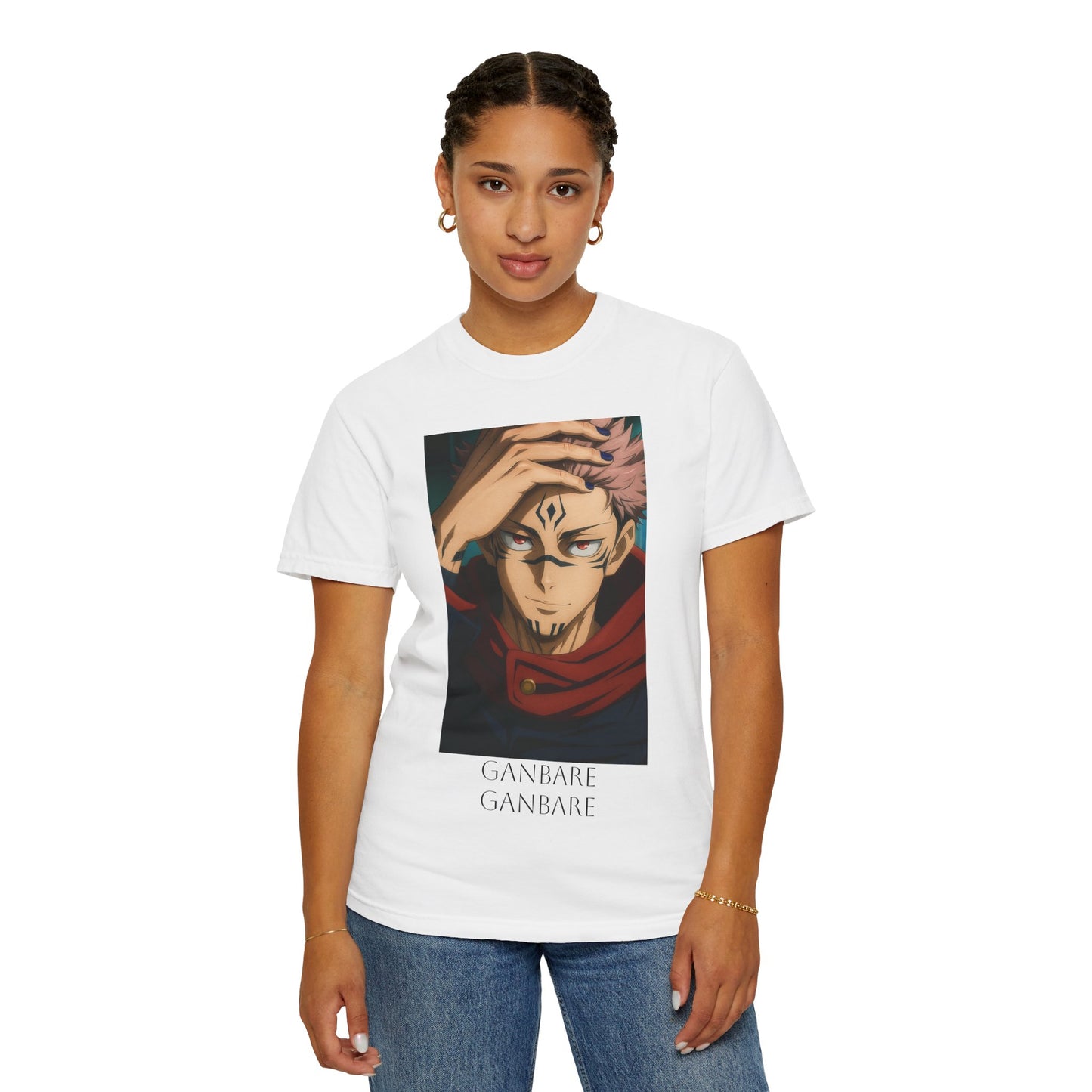Ganbare Graphic Tee | Unisex Anime T-Shirt, Casual Wear, Gift for Anime Fans, Streetwear Fashion, Affordable Anime Apparel