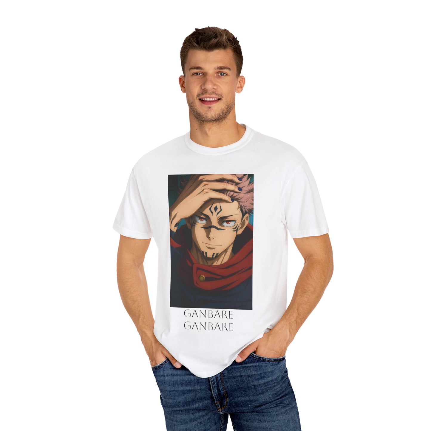 Ganbare Graphic Tee | Unisex Anime T-Shirt, Casual Wear, Gift for Anime Fans, Streetwear Fashion, Affordable Anime Apparel