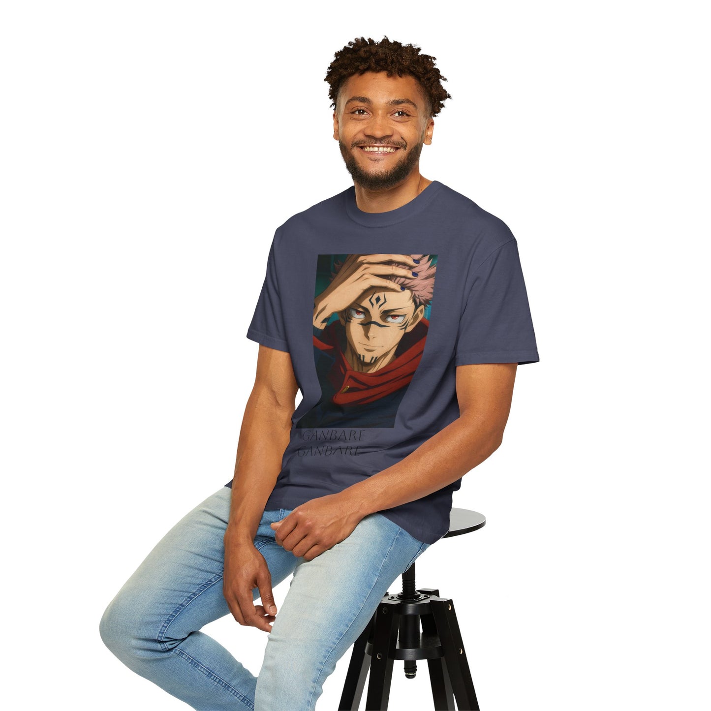 Ganbare Graphic Tee | Unisex Anime T-Shirt, Casual Wear, Gift for Anime Fans, Streetwear Fashion, Affordable Anime Apparel