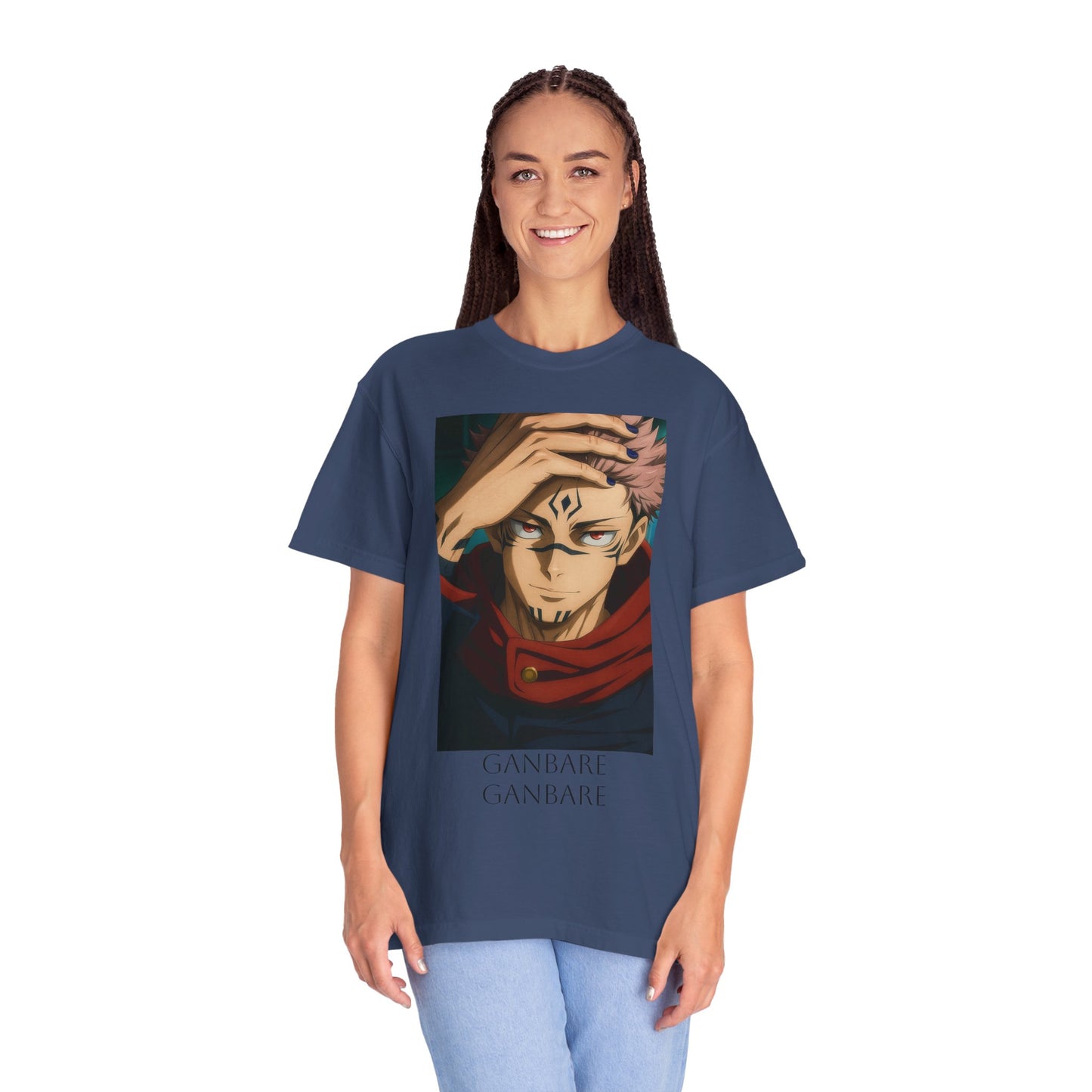 Ganbare Graphic Tee | Unisex Anime T-Shirt, Casual Wear, Gift for Anime Fans, Streetwear Fashion, Affordable Anime Apparel