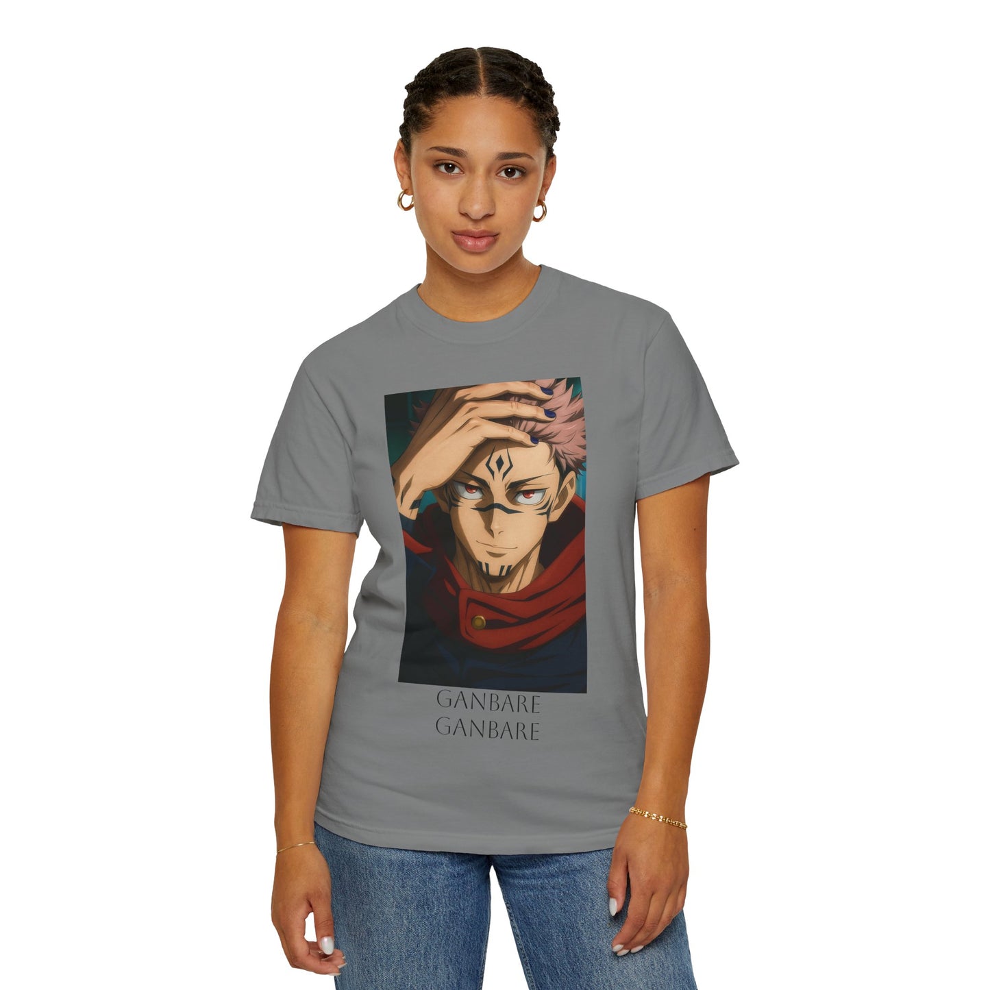 Ganbare Graphic Tee | Unisex Anime T-Shirt, Casual Wear, Gift for Anime Fans, Streetwear Fashion, Affordable Anime Apparel