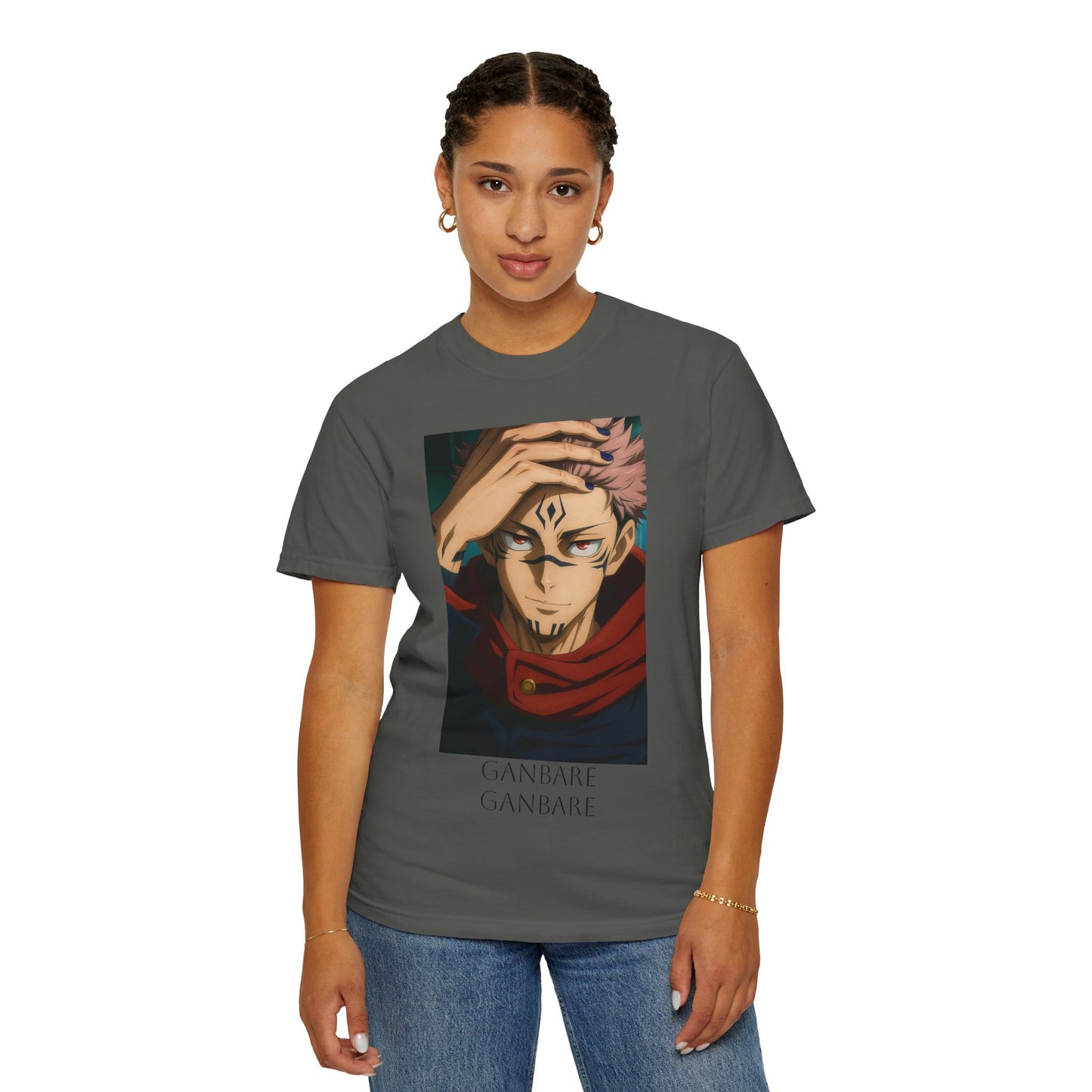 Ganbare Graphic Tee | Unisex Anime T-Shirt, Casual Wear, Gift for Anime Fans, Streetwear Fashion, Affordable Anime Apparel