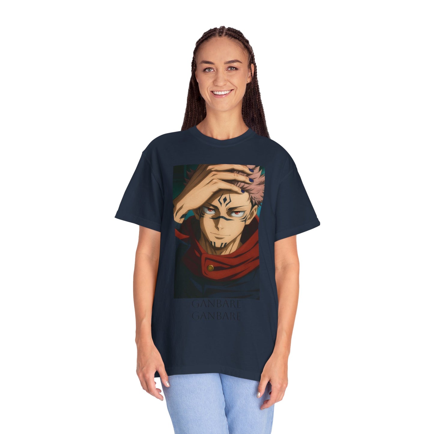 Ganbare Graphic Tee | Unisex Anime T-Shirt, Casual Wear, Gift for Anime Fans, Streetwear Fashion, Affordable Anime Apparel