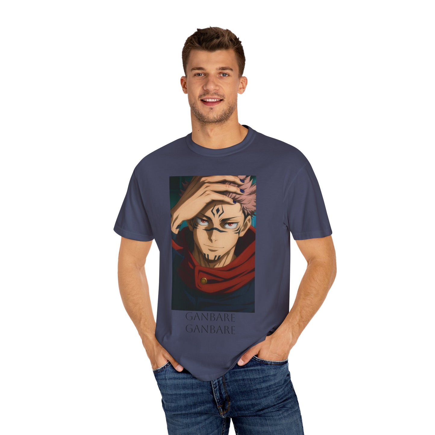 Ganbare Graphic Tee | Unisex Anime T-Shirt, Casual Wear, Gift for Anime Fans, Streetwear Fashion, Affordable Anime Apparel