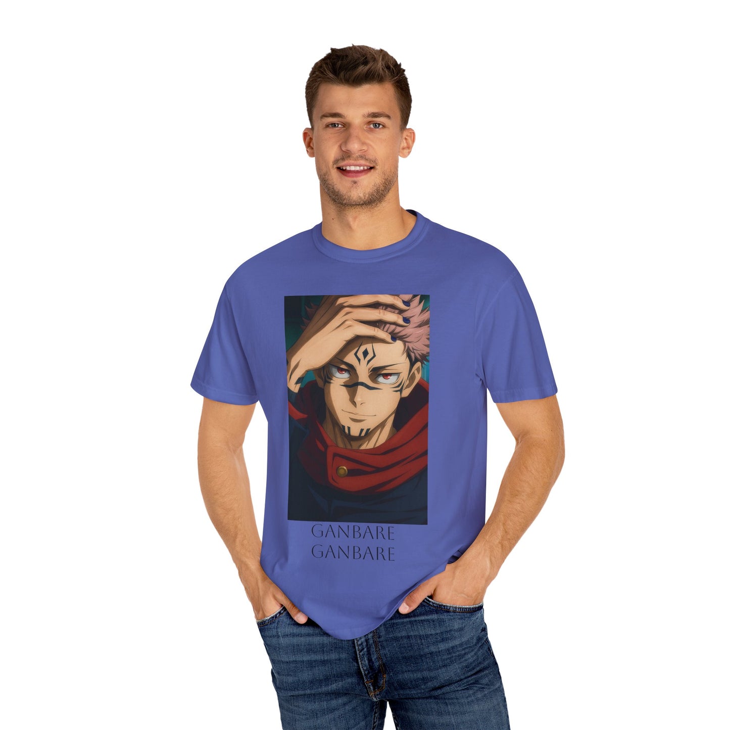 Ganbare Graphic Tee | Unisex Anime T-Shirt, Casual Wear, Gift for Anime Fans, Streetwear Fashion, Affordable Anime Apparel