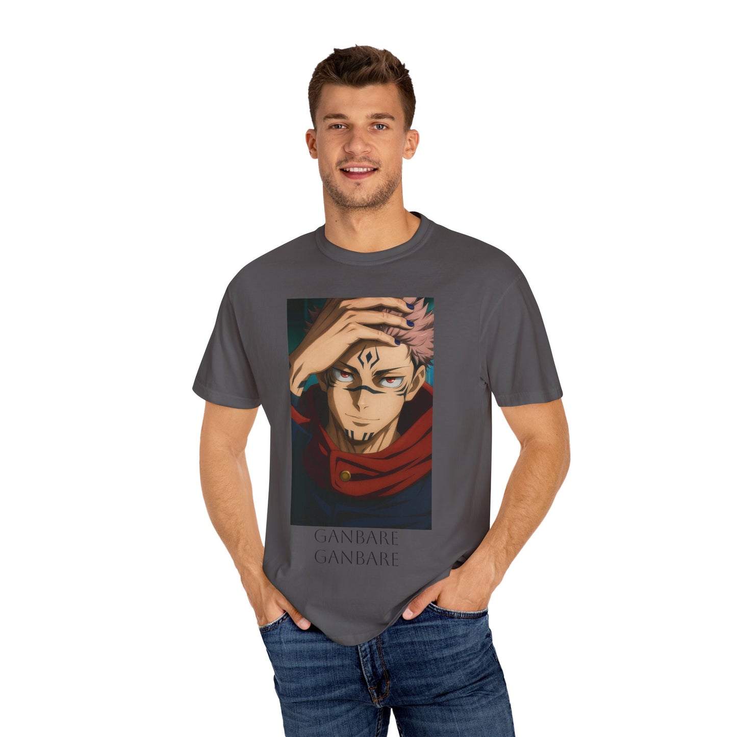 Ganbare Graphic Tee | Unisex Anime T-Shirt, Casual Wear, Gift for Anime Fans, Streetwear Fashion, Affordable Anime Apparel