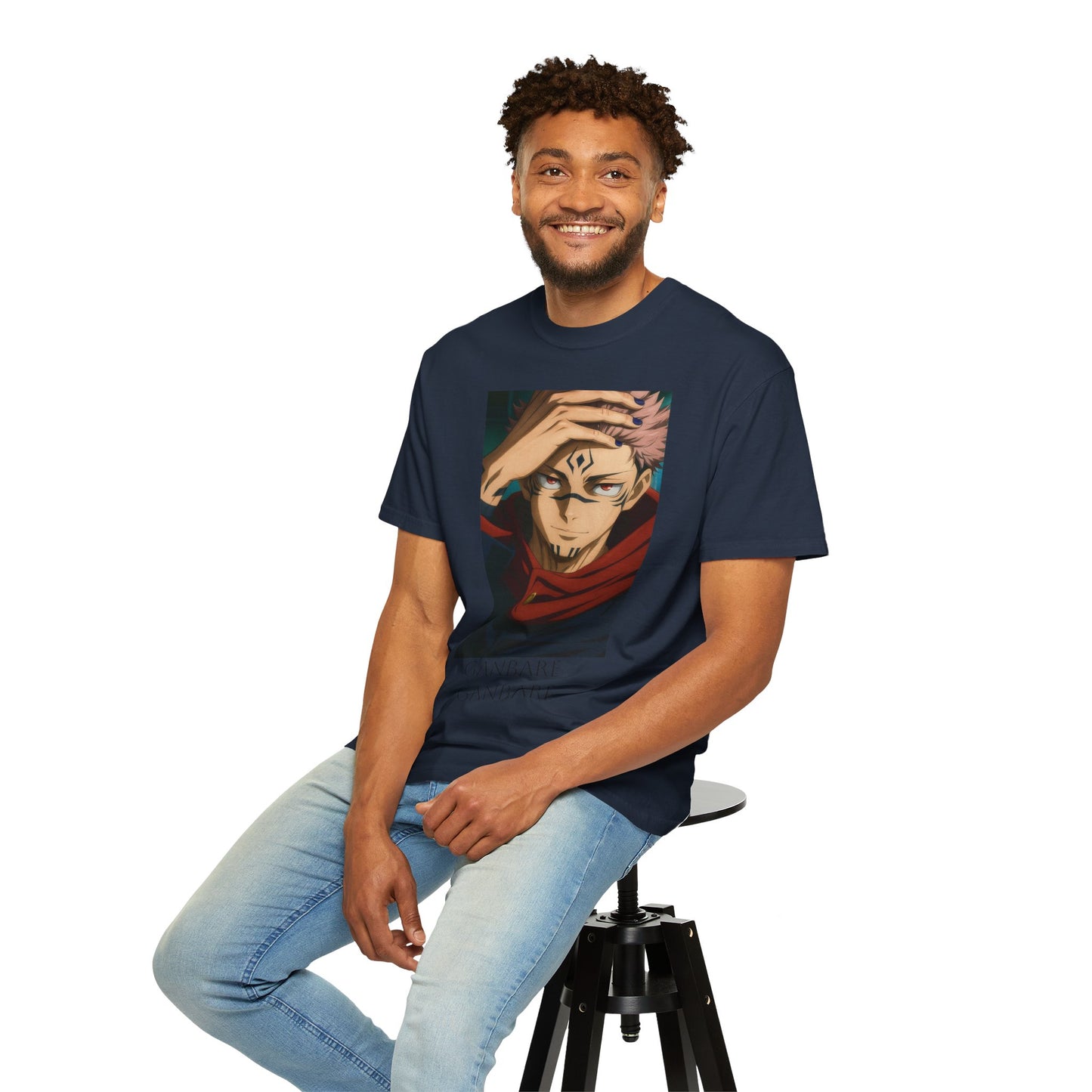 Ganbare Graphic Tee | Unisex Anime T-Shirt, Casual Wear, Gift for Anime Fans, Streetwear Fashion, Affordable Anime Apparel