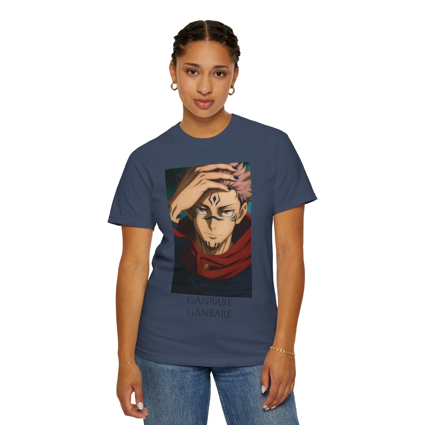 Ganbare Graphic Tee | Unisex Anime T-Shirt, Casual Wear, Gift for Anime Fans, Streetwear Fashion, Affordable Anime Apparel