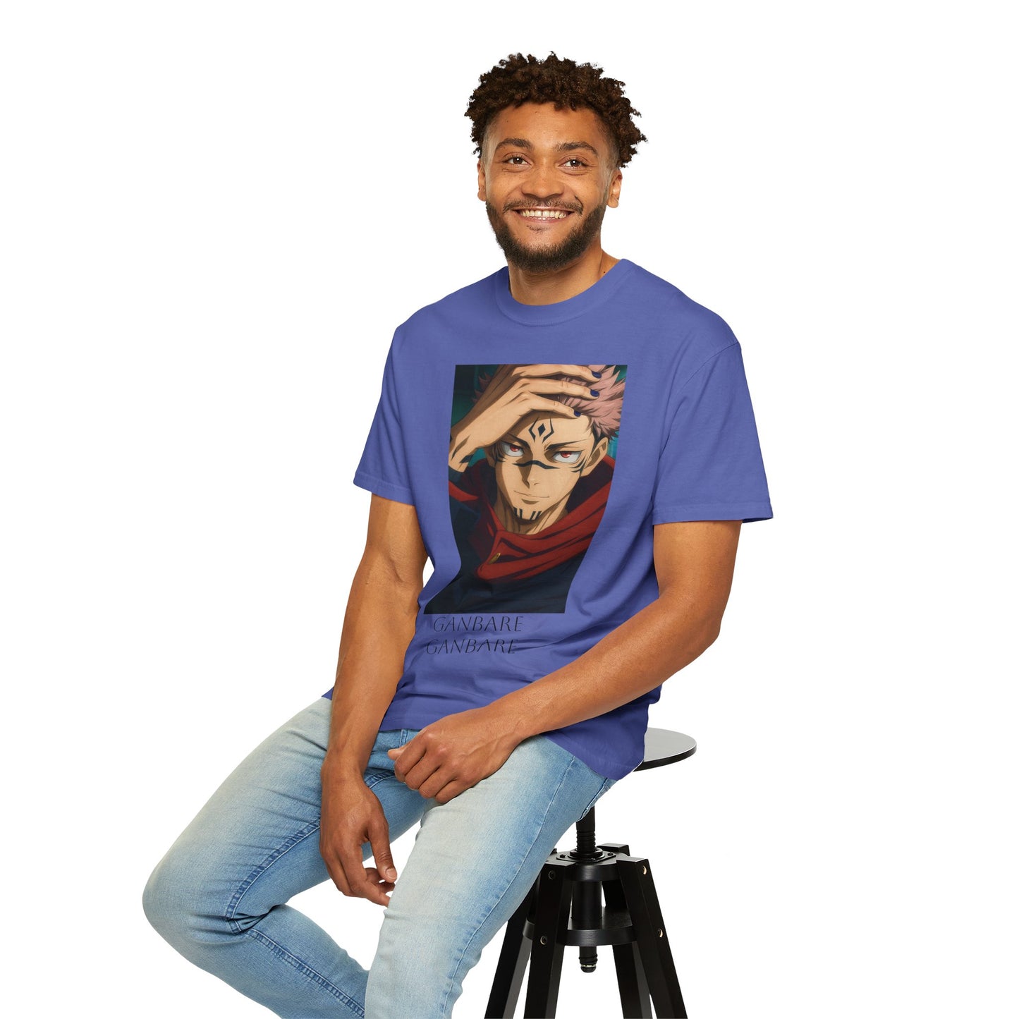 Ganbare Graphic Tee | Unisex Anime T-Shirt, Casual Wear, Gift for Anime Fans, Streetwear Fashion, Affordable Anime Apparel
