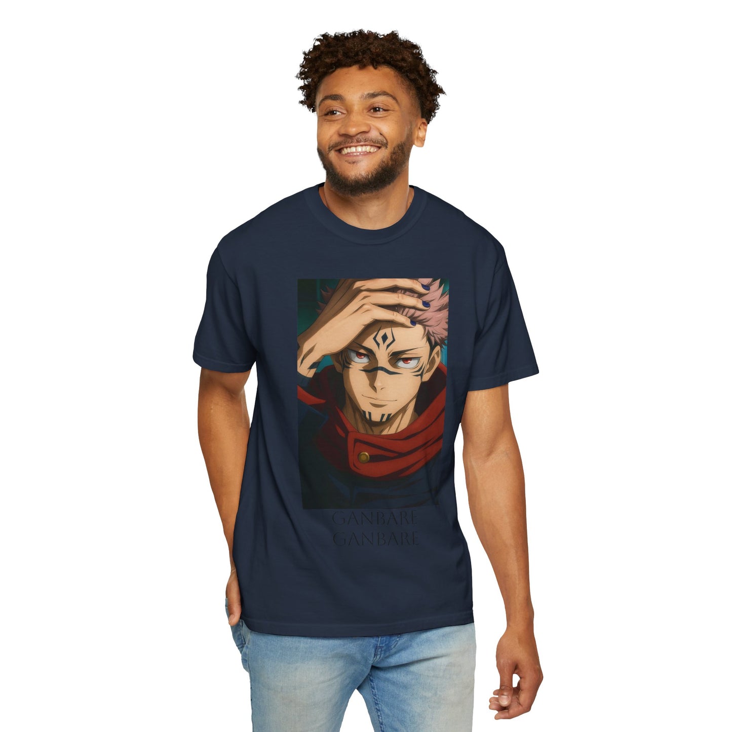 Ganbare Graphic Tee | Unisex Anime T-Shirt, Casual Wear, Gift for Anime Fans, Streetwear Fashion, Affordable Anime Apparel
