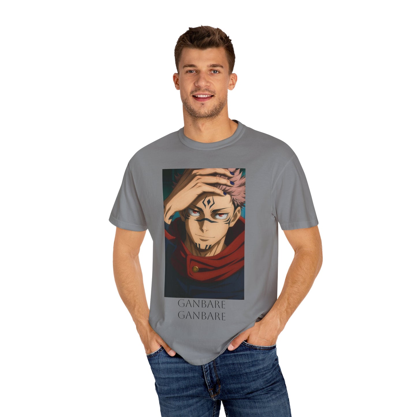 Ganbare Graphic Tee | Unisex Anime T-Shirt, Casual Wear, Gift for Anime Fans, Streetwear Fashion, Affordable Anime Apparel