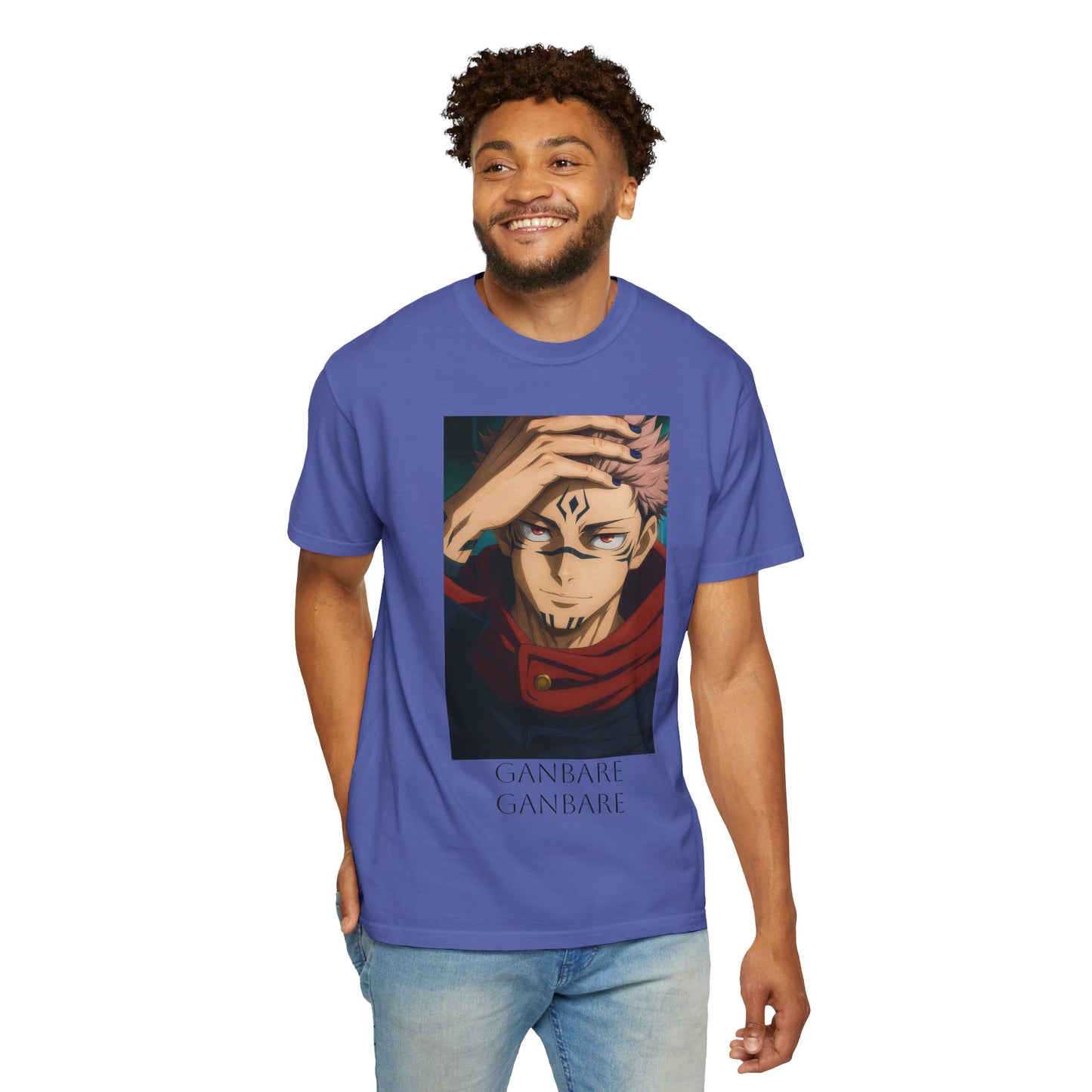 Ganbare Graphic Tee | Unisex Anime T-Shirt, Casual Wear, Gift for Anime Fans, Streetwear Fashion, Affordable Anime Apparel