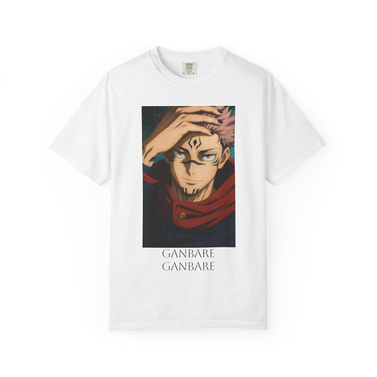 Ganbare Graphic Tee | Unisex Anime T-Shirt, Casual Wear, Gift for Anime Fans, Streetwear Fashion, Affordable Anime Apparel