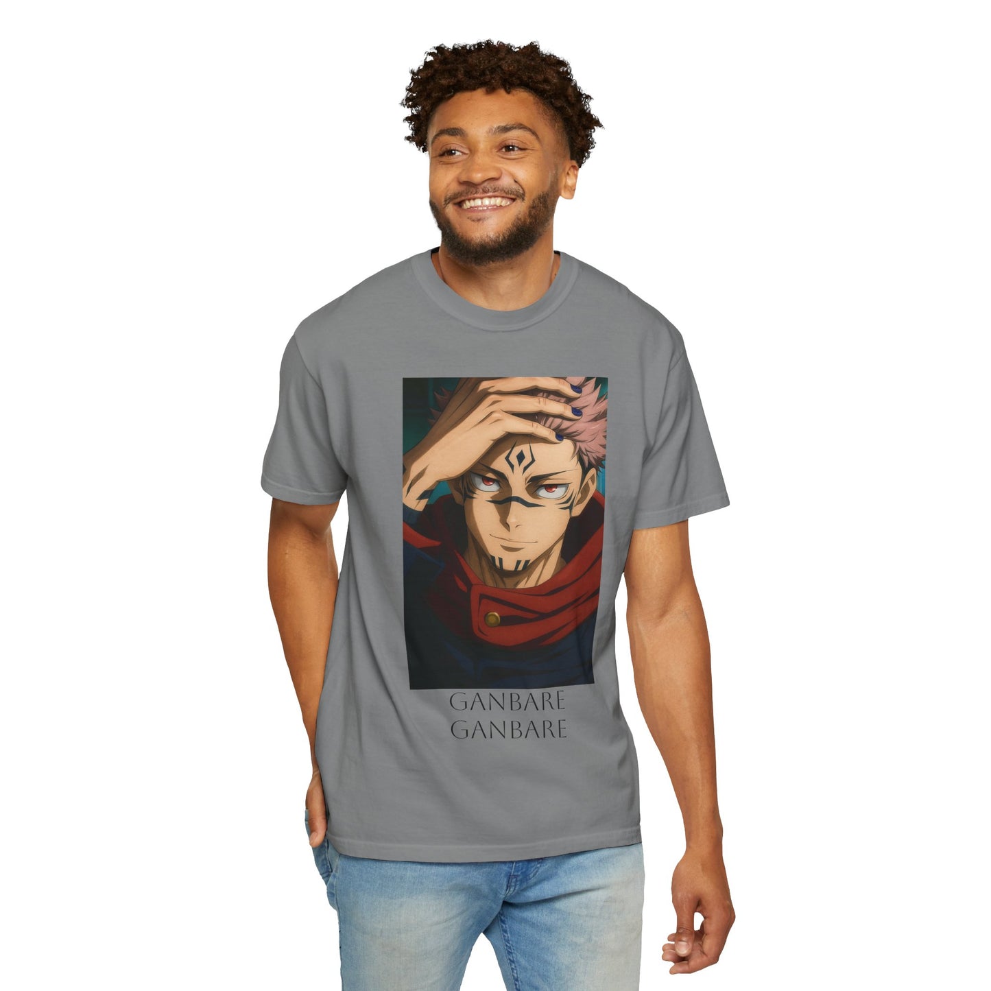 Ganbare Graphic Tee | Unisex Anime T-Shirt, Casual Wear, Gift for Anime Fans, Streetwear Fashion, Affordable Anime Apparel